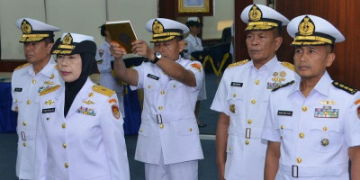 Pangkoarmada RI Pimpin Sertijab Aspers dan Askomlek Pangkoarmada RI