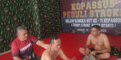 Prihatin Tingginya Penderita Stroke, Kopassus Gelar 