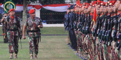 Upacara HUT ke 71 Kopassus Dilaksanakan secara Hikmat dan Sederhana