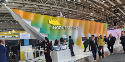 Di Hannover Messe 2023, Paviliun Indonesia Hadirkan Kapal Pinisi 