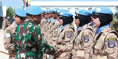Dansatgas FHQSU XXVI-01 Hadiri Medal Parade Malbatt