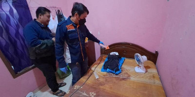 Polresta Blitar Olah TKP Temuan Bayi Meninggal di Kamar Kos Sananwetan Kota Blitar