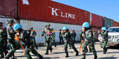 Pertajam Naluri Tempur, Satgas MTF TNI KONGA XXVIII-N/UNIFIL Gelar Lomba Ketangkasan Prajurit