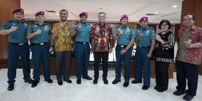 Komandan Pangkalan Korps Marinir Jakarta Laksanakan Kunjungan Kerja di Kantor Walikota Kota Administrasi Jakarta Pusat