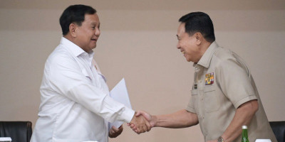 Kunjungi Purnawirawan Polri, Menhan Prabowo: Jaga Kerukunan dan Ketenangan Bangsa