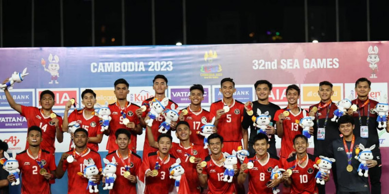 Penantian 32 Tahun, Timnas Indonesia Raih Emas di Ajang SEA Games 2023