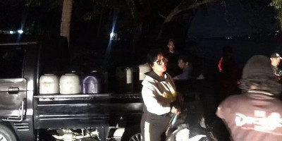 Polres Lembata Gagalkan 1.500 Liter BBM Pertalite Selundupan di Pantai SBB Bungsu 