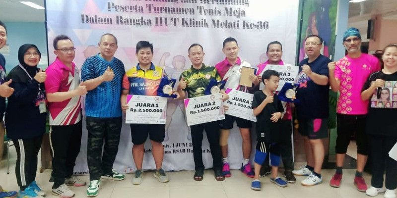 RS Anak dan Bunda Harapan Kita Gelar Turnamen Tenis Meja antar Dokter se-Indonesia