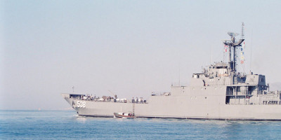 KRI Teluk Hading-538 Alami Kebakaran, Seluruh Prajurit Selamat
