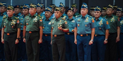 59 Pati TNI Resmi Sandang Pangkat Baru, Dr. Budhi Achmadi Sandang Bintang Dua