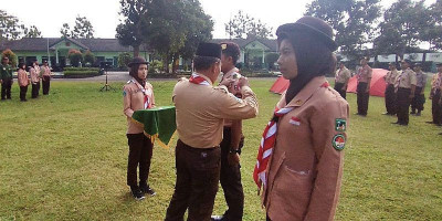 Bentuk Generasi Muda Berkarakter, Kodim 0808/Blitar Gelar Persami Pramuka Saka Wira Kartika