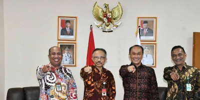 Bahas Pilkades Majene, PJ Gub Sulbar Prof Zudan Temui Dirjen Bina Pemdes, Kemendagri
