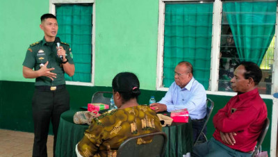  Kodim 1708/BN Gelar Kegiatan Pembinaan Komsos Cegah Tangkal Radikalisme dan Separatisme
