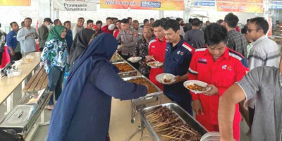 Semangat Para Pekerja Konstruksi Rayakan Idul Adha di IKN Nusantara  