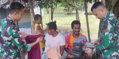 Ternyata Begini Satgas Yonif 143/TWEJ Dengan Masyarakat di Pedalaman Papua