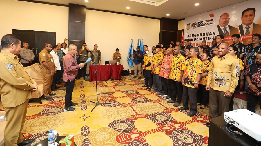 Pengurus PWI Papua 2022 – 2027 Resmi Dikukuhkan, Plh Gubernur: Mari Bersama Perangi Hoax