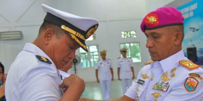 Brigjen Said Latuconsina Pimpin Serah Terima Jabatan Asisten Personel Danlantamal IX Ambon