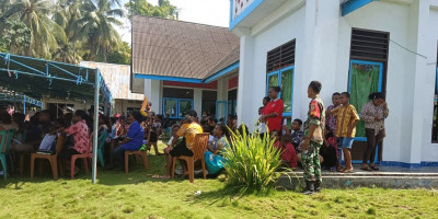  Ciptakan Kondisi Nyaman, Babinsa Berikan Pengamanan Ibadah Persekutuan Anak dan Remaja 