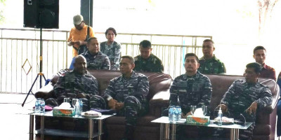 Dihadiri Pasilog Kodim 1708/BN, Pelatihan Ketahanan Pangan Masyarakat Pesisir Wilayah Lanal Biak Ditutup 