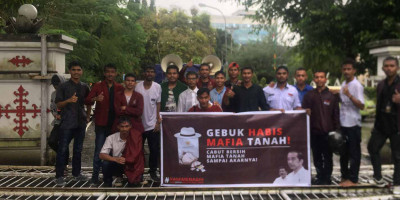 Menuntut Keadilan bagi Rakyat, BEM Nusantara Maluku Demo Menentang Mafia Tanah dan Mafia Hukum