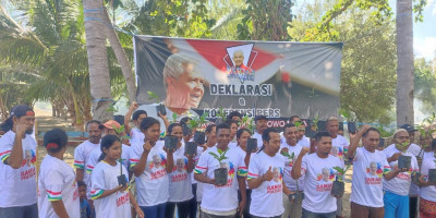 Relawan Ganjar Pranowo Sikka Deklarasi Dukung Ganjar Presiden RI 2024-2029