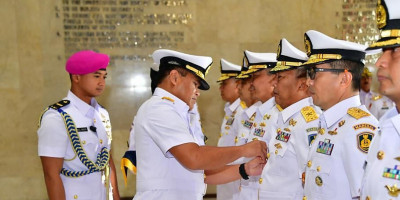 Kasal Pimpin Upacara Serah Terima Jabatan Pati di Lingkungan TNI AL