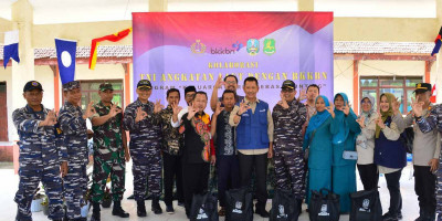 TNI AL Gelar Kegiatan Surya Bhaskara Jaya Dukung Program Keluarga Keren Bebas Stunting