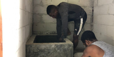 Satgas TMMD Ke-117 Kodim 1708/BN Memasuki Proses Pembuatan Kamar Mandi