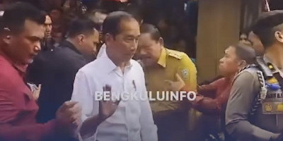 Inilah Kenapa Bupati Bengkulu Utara Sempat Ditarik Petugas Pengamanan Presiden