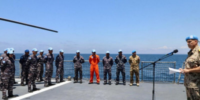 Mengagumkan, KRI frans kaisiepo-368 Terima Apresiasi Dari MTF commander