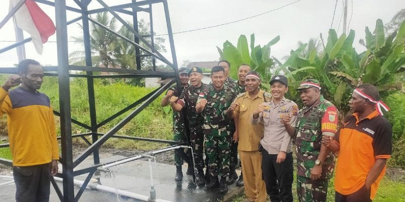 Program Manunggal Air Andalan TNI-AD di Mimika, Papua