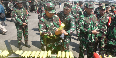 Wadan Kormar Ikuti Apel Gelar Kesiapan Latihan Gabungan TNI Tahun 2023