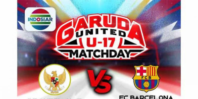Pertandingan Persahabatan Timnas Garuda United VS FC Barcelona Juvenil A