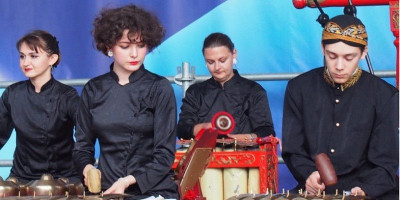 Musik Gamelan Menggema di Eurasian Music Festival 2023 di Taman Kota Moskow