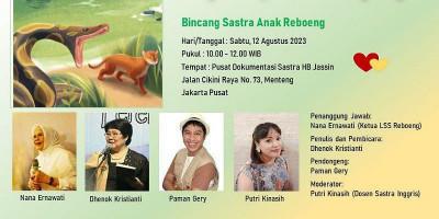 Bincang Sastra Anak dan Peluncuran Buku 