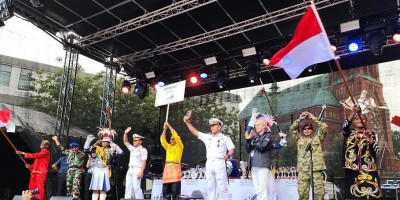 4 Trofi Kembali Diraih Satgas KJK Dalam Perhelatan Tall Ship Race 2023 