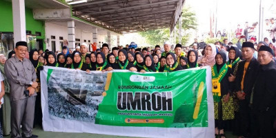 Rombongan Umrah Kalapanunggal Berangkat ke Tanah Suci