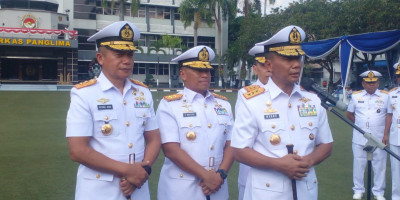 Laksdya TNI Heru Kusmanto Pimpin Sertijab di Jajaran Koarmada RI