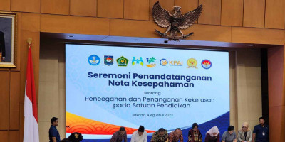 Mendagri Teken MoU Dukung Pencegahan dan Penanganan Kekerasan di Satuan Pendidikan