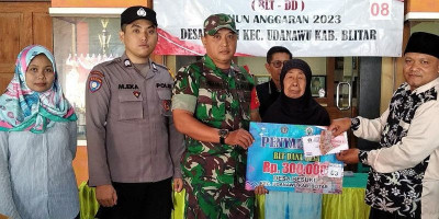 Danramil Udanawu Himbau Penerima BLT Dahulukan Kebutuhan Pokok