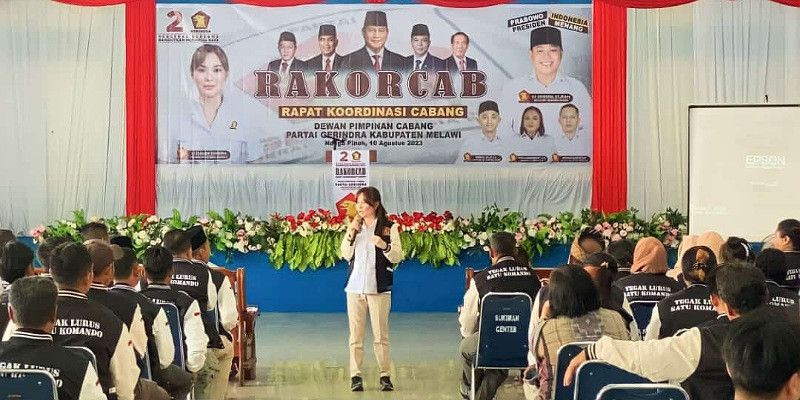 Li Claudia Chandra Pastikan Gerindra Menang di Pemilu 2024