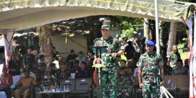 Tutup TMMD ke-117, Pangdam Cenderawasih Harap Pembangunannya Pelihara dengan Baik