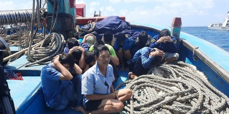 Kapal Vietnam Curi Ikan di Laut Natuna Utara Berhasil Ditangkap Bakamla