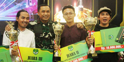 Pangdam Jaya Mayjen TNI Mohamad Hasan Merinding, Pemenang Lomba Cipta Lagu Nusantara G Z