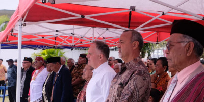 Momen Haru Warga Indonesia Hadiri Peringatan HUT RI Ke-78 Di KJRI Noumea