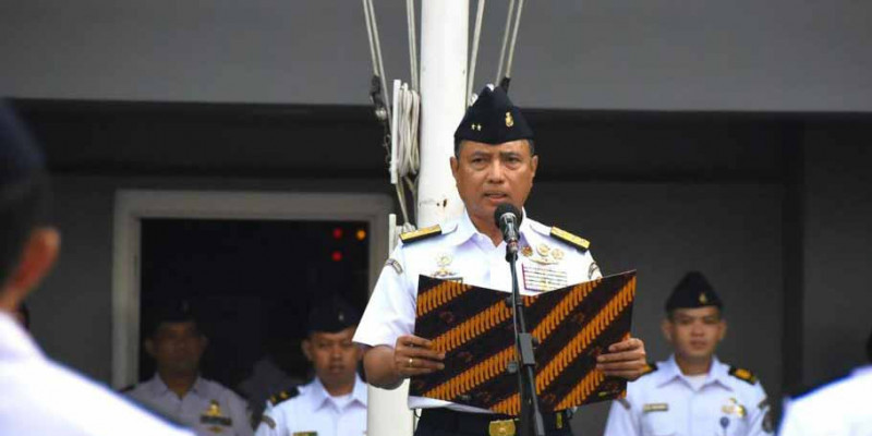Semarak Hari Kemerdekaan Ke-78 Republik Indonesia, Bakamla RI Gelar Upacara Bendera