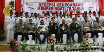 Malam Resepsi Kenegaraan HUT Ke-78 RI Di Kabupaten Waropen