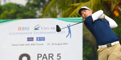 Dua Pegolf Thailand Mendominasi Hari Pertama BNI Ciputra Golfpreneur Tournament