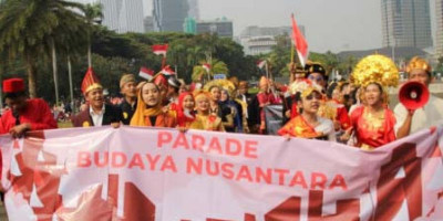 800 Peserta Karnaval Jadi Semangat dan Keragaman pada Parade Budaya Nusantara 2023  