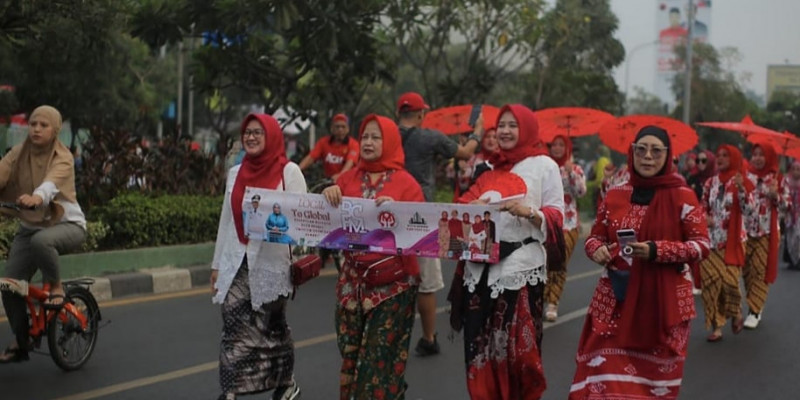 Car Free Day Berkampanye untuk Gerakan Fashion Kota Bekasi 2023